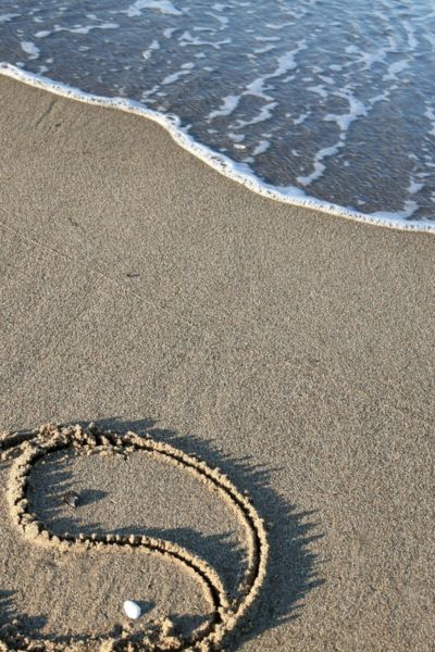 Teckning i sand